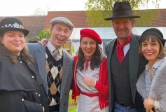 v.l.n.r: Julia Kahrer, Thomas Honsig, Jennifer Schleich, Wilfried Jäger, Sandra Hacker